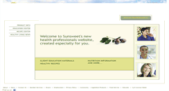 Desktop Screenshot of healthprofessionals.sunsweet.com